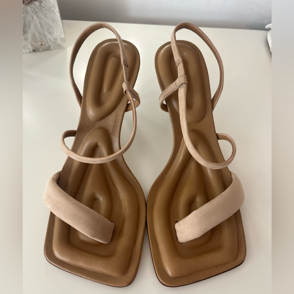 Jacquemus Tan Strappy Sandals